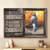 Be Still And Know That I Am God Jesus Give Me Your Hand - Matte Canvas
