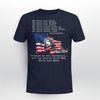 Jesus Because We Are Americans American Flag - Standard T-shirt