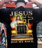 Jesus has my back trucker - Standard T-shirt