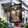 Blessed To Be Christian Special Eagle And American - House Flag