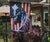 I love Horse Jesus and America Independence's day - House Flag