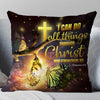 I Can Do All Things Through Christ -  Suede Pillow