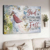 Jesus White horse God is within her - Matte Canvas