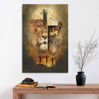 Jesus The Lion of Judah  - Matte Canvas