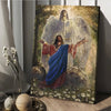 Jesus drawing Angel wings Prayer for healing - Matte Canvas