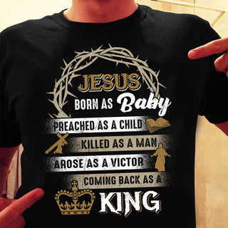 Crown of thorn Jesus born as a baby - Standard T-shirt
