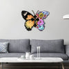 Monarch Butterfly Sunflower Faith Christian Cross Jesus 3 - Decor Wall Art - Cut Metal Sign