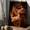 Knight of God, Lion of Judah, Under the command of God  - Matte Canvas