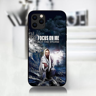 Focus On Me Not The Storm Jesus - All Over Print Phone Case