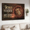 Special key Thorn crown Jesus is the key to heaven - Matte Canvas