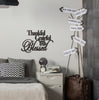 Thankful Grateful and truly Blessed  - Cut Metal Sign