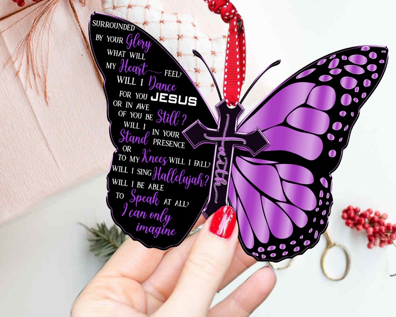 Jesus's Glory Surrounded By Me - One Sided Ornament