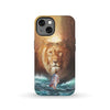 Jesus and Lion Jesus walks on the water - All Over Print Phone Case