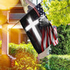Light Of The Cross God Jesus American Flag - House Flag